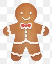 PNG Gingerbread man dessert cookie icing. AI generated Image by rawpixel.