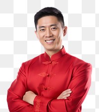 PNG Qipao Chinese new year Chinese man portrait. AI generated Image by rawpixel.