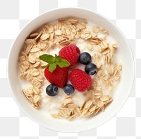 PNG  A yogurt bowl food strawberry blueberry. AI generated Image by rawpixel.