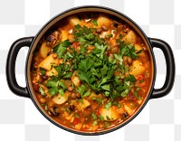 PNG  Curry food stew meal. AI generated Image by rawpixel.