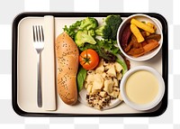 PNG Lunch food meal dish. AI generated Image by rawpixel.