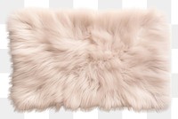 PNG  A fur mat backgrounds white background softness. AI generated Image by rawpixel.