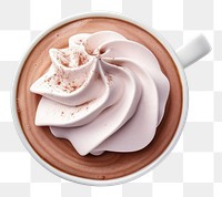PNG  Cream chocolate dessert coffee. AI generated Image by rawpixel.