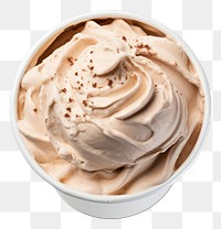 PNG  A icecream cup dessert food white background. AI generated Image by rawpixel.