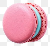 PNG  A light blue macaron macarons food white background. AI generated Image by rawpixel.