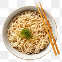 PNG  A ramen bowl chopsticks noodle plate. AI generated Image by rawpixel.