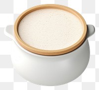 PNG  A small sugar bowl porcelain coffee drink. AI generated Image by rawpixel.