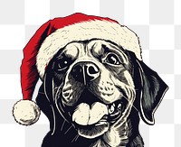 PNG Dog santa mammal animal pet. AI generated Image by rawpixel.