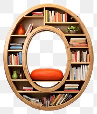 PNG  Furniture bookcase bookshelf white background. AI generated Image by rawpixel.