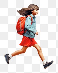PNG Backpack footwear walking shoe. AI generated Image by rawpixel.
