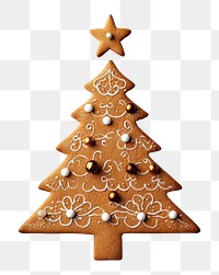 PNG  Gingerbread christmas cookie tree. AI generated Image by rawpixel.
