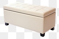 PNG  Storage ottoman furniture white background container. AI generated Image by rawpixel.