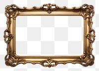 PNG  An antique gold picture frame white background architecture rectangle. AI generated Image by rawpixel.