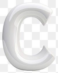 PNG  Letter C shape white text white background. AI generated Image by rawpixel.