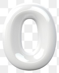 PNG  Number 0 shape white simplicity. AI generated Image by rawpixel.