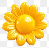 PNG  A sunflower flower plant toy white background