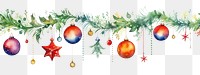 PNG Christmas ornament borders christmas plant tree. AI generated Image by rawpixel.