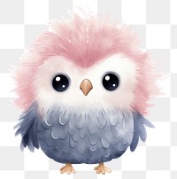 PNG  Baby owl animal bird beak. AI generated Image by rawpixel.