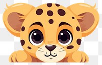 PNG Cheetah cartoon animal mammal. AI generated Image by rawpixel.