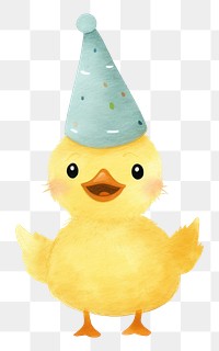 PNG  Duck animal hat representation. AI generated Image by rawpixel.