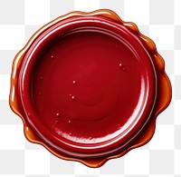 PNG  Wax seal white background refreshment freshness. AI generated Image by rawpixel.