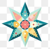 PNG Christmas star ornament art christmas pattern. AI generated Image by rawpixel.