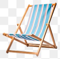 PNG  Beach chair furniture white background. AI generated Image by rawpixel.