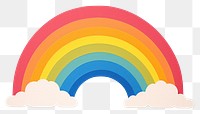 PNG  Rainbow nature sky spectrum. AI generated Image by rawpixel.
