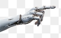 PNG Robot hand white background transportation