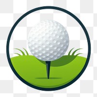 PNG Golf league sports ball white background. AI generated Image by rawpixel.