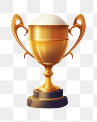 PNG Trophy golf achievement refreshment. AI generated Image by rawpixel.