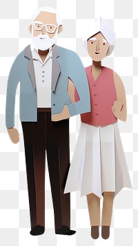 PNG Lovely Senior Couple adult love representation. AI generated Image by rawpixel.