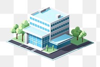 PNG Hospital building architecture diagram. AI generated Image by rawpixel.