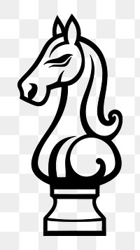 PNG Chess knight animal mammal horse. AI generated Image by rawpixel.
