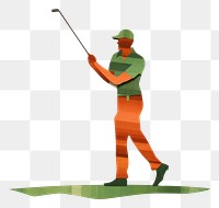 PNG Golf man sports adult. AI generated Image by rawpixel.