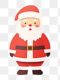 PNG Santa white background anthropomorphic representation. AI generated Image by rawpixel.