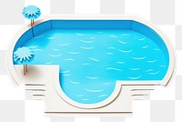 PNG Swimming pool relaxation recreation rectangle. AI generated Image by rawpixel.