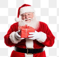 PNG Santa christmas holding adult. AI generated Image by rawpixel.