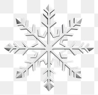 PNG  Snowflake white celebration monochrome. AI generated Image by rawpixel.