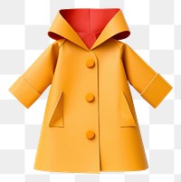 PNG  Raincoat white background outerwear overcoat. AI generated Image by rawpixel.