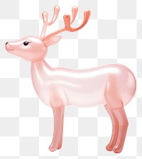 PNG Deer wildlife figurine animal. AI generated Image by rawpixel.