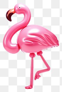 PNG Flamingo animal bird representation. AI generated Image by rawpixel.
