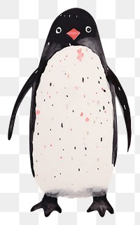 PNG Penguin animal bird art. AI generated Image by rawpixel.