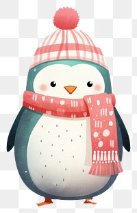 PNG Penguin snowman winter bird. AI generated Image by rawpixel.