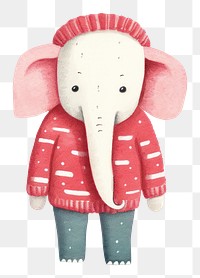 PNG Art elephant mammal animal. AI generated Image by rawpixel.