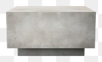 PNG Concrete furniture white background architecture. AI generated Image by rawpixel.