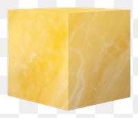 PNG Yellow marble stone parmigiano-reggiano white background simplicity. AI generated Image by rawpixel.