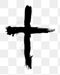 PNG Cross symbol white line. AI generated Image by rawpixel.