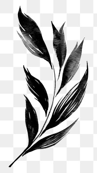 PNG Leaves pattern drawing sketch