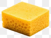 PNG  Sponge yellow sponge food. AI generated Image by rawpixel.